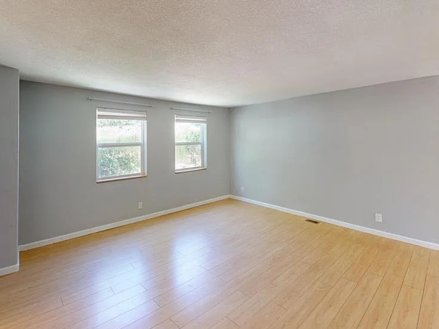 Living room before transformation